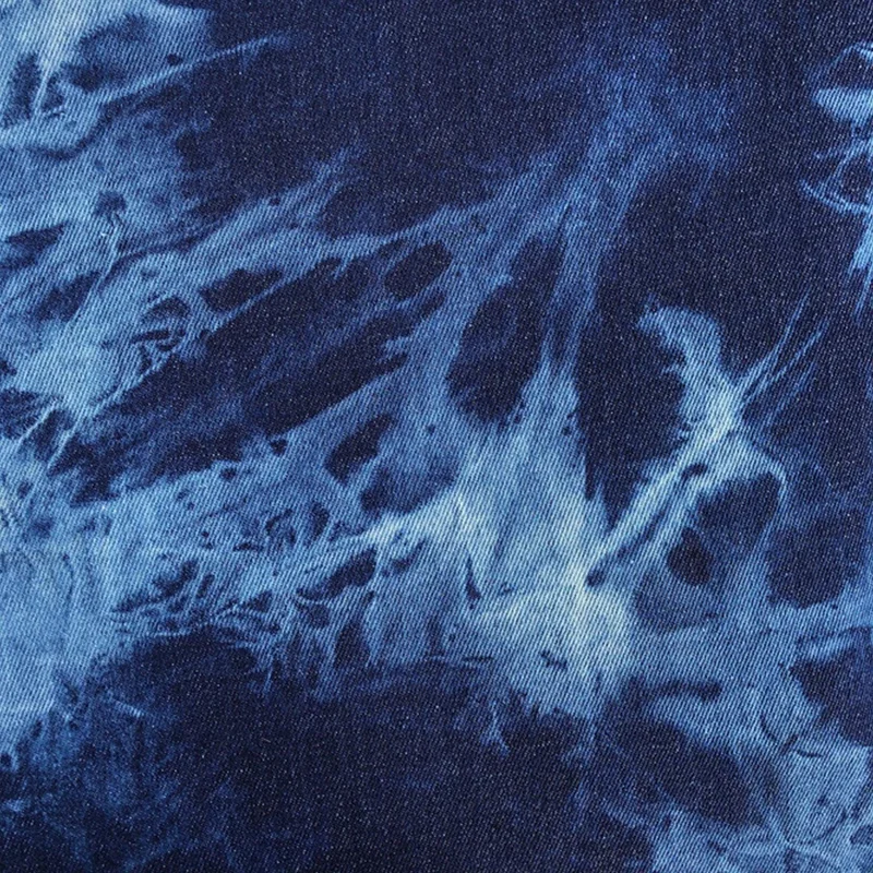 50X170CM Washed Tie-Dyed Denim - Sewing Batik Fabric recension och pris